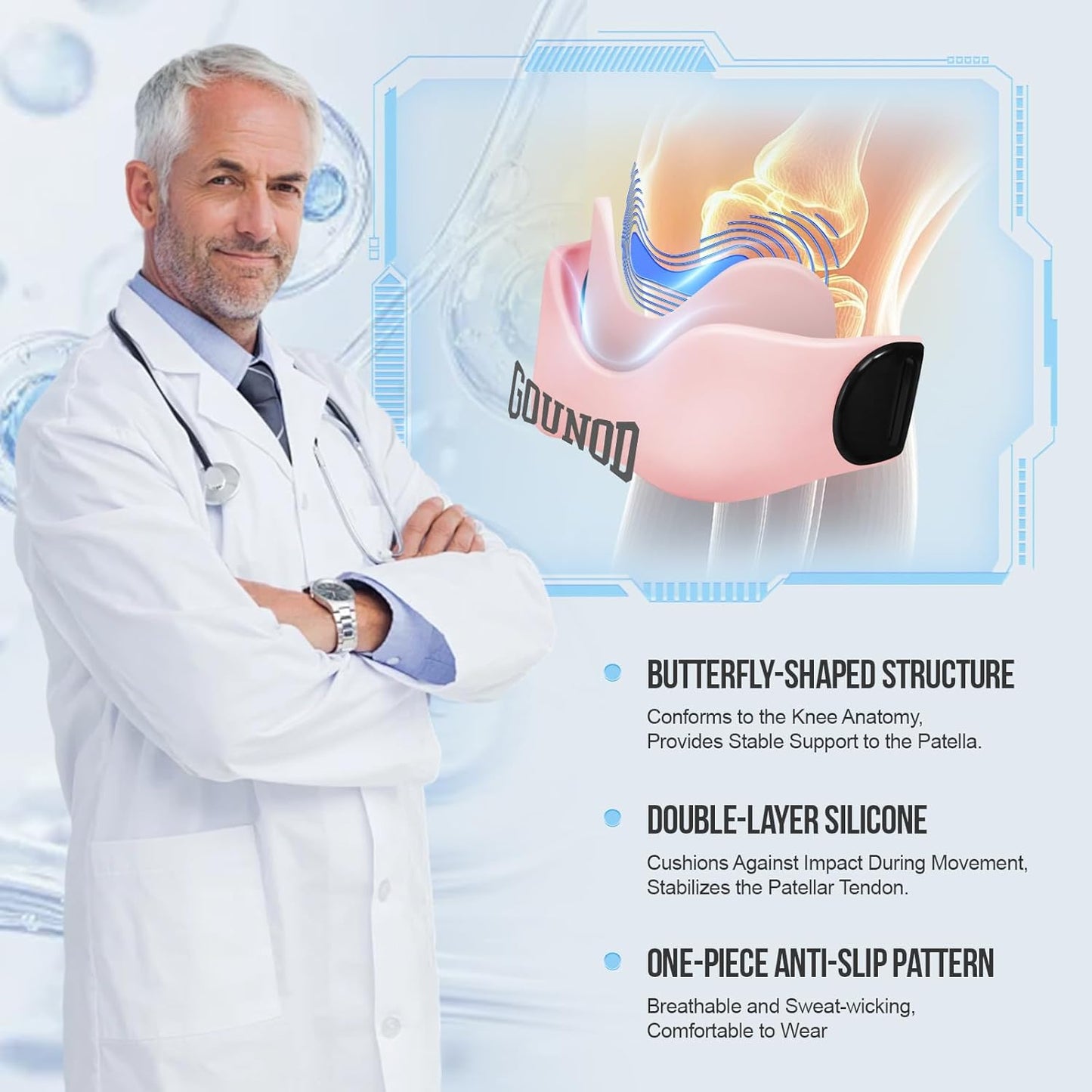 PatellaCore™ Patellar Support Strap